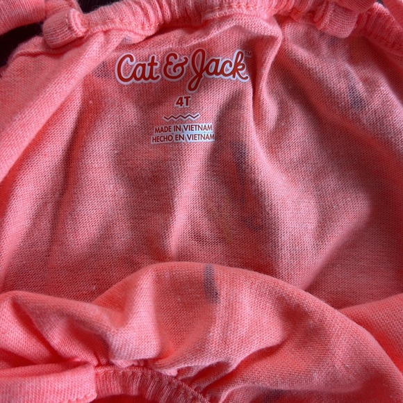 Girls Cat and Jack Shorts Romper - Picture 4 of 4